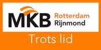 Trots lid badge van MKB Rotterdam Rijnmond